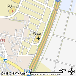 ウエストカフェ長岡店周辺の地図