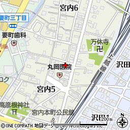 長岡中央鳩会館周辺の地図