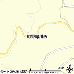 石川県輪島市町野町川西周辺の地図