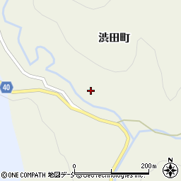 石川県輪島市渋田町ト周辺の地図