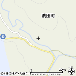 石川県輪島市渋田町（ト）周辺の地図