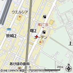 新潟県長岡市曙周辺の地図