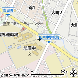 新潟県長岡市大町周辺の地図