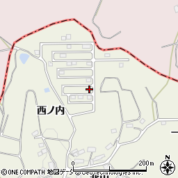 福島県田村郡三春町下舞木西ノ内41-54周辺の地図