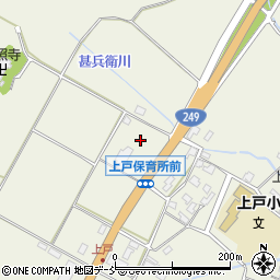 石川県珠洲市上戸町寺社い周辺の地図