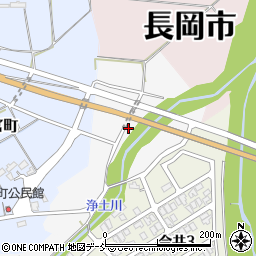 新潟県長岡市今井町周辺の地図