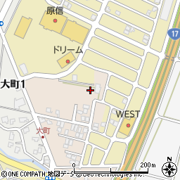 新潟県長岡市東大町34周辺の地図