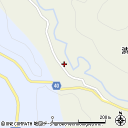 石川県輪島市渋田町ケ周辺の地図