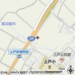 石川県珠洲市上戸町周辺の地図
