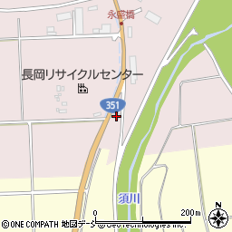 新潟県長岡市下山町615周辺の地図