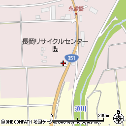 新潟県長岡市下山町594周辺の地図