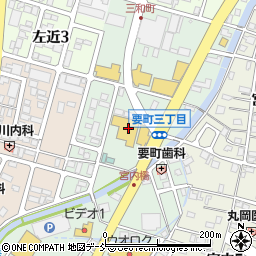 トヨタカローラ北越株式会社　営業本部周辺の地図