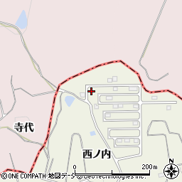 福島県田村郡三春町下舞木西ノ内41-72周辺の地図