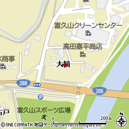 アサカ理研工業富久山工場周辺の地図