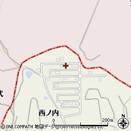 福島県田村郡三春町下舞木西ノ内41-78周辺の地図