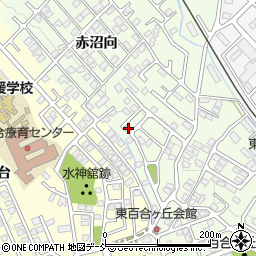 福島県郡山市喜久田町赤沼向1-37周辺の地図
