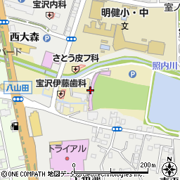 宝沢ゴルフビレッジ周辺の地図