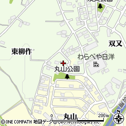 福島県郡山市喜久田町丸山周辺の地図