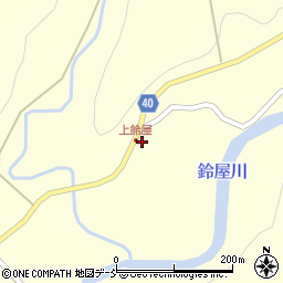 石川県輪島市町野町鈴屋チ周辺の地図