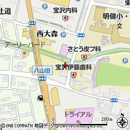 菅野建設工業郡山支店周辺の地図