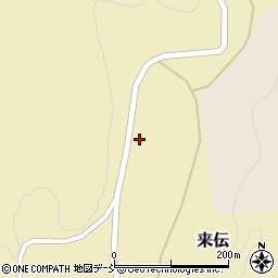 新潟県長岡市来伝372周辺の地図