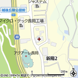 高速長岡周辺の地図
