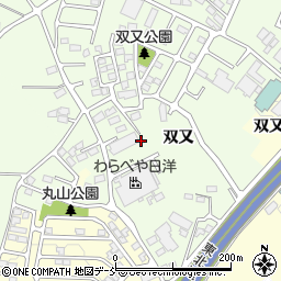 福島県郡山市喜久田町双又周辺の地図