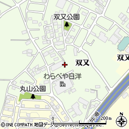 福島県郡山市喜久田町（双又）周辺の地図