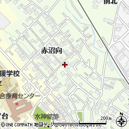 福島県郡山市喜久田町赤沼向3-12周辺の地図