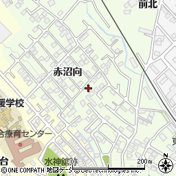 福島県郡山市喜久田町赤沼向3-14周辺の地図