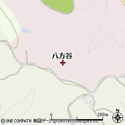 福島県田村郡三春町芹ケ沢八方谷周辺の地図