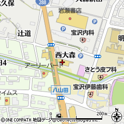 ネッツトヨタ福島　富久山店周辺の地図