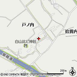 福島県田村市船引町春山戸ノ内周辺の地図