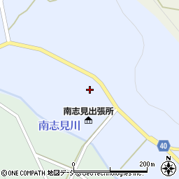 輪島市立　南志見保育所周辺の地図