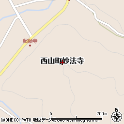 新潟県柏崎市西山町妙法寺周辺の地図