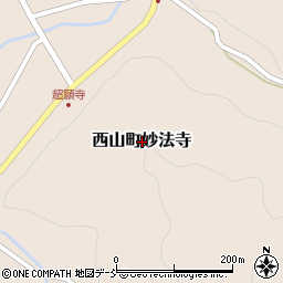 新潟県柏崎市西山町妙法寺周辺の地図