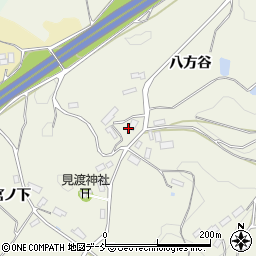福島県田村郡三春町込木八方谷周辺の地図