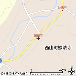 超願寺周辺の地図