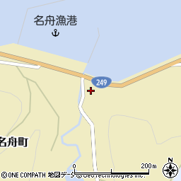 石川県輪島市名舟町リ周辺の地図
