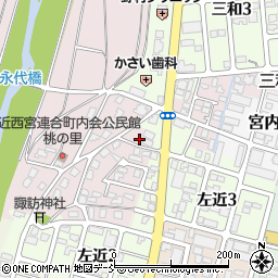 新潟県長岡市左近町117周辺の地図