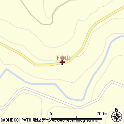 下寺山周辺の地図