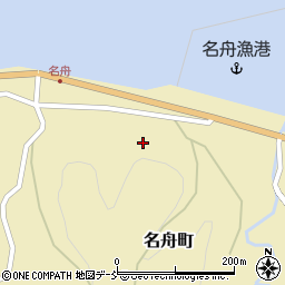 石川県輪島市名舟町（ト）周辺の地図
