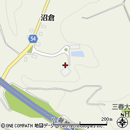福島県田村郡三春町貝山沼倉180周辺の地図