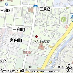 新潟県長岡市三和1丁目周辺の地図