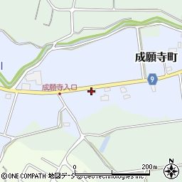 新潟県長岡市成願寺町694周辺の地図