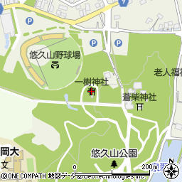 一樹神社周辺の地図