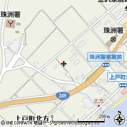 石川県珠洲市上戸町北方ハ周辺の地図