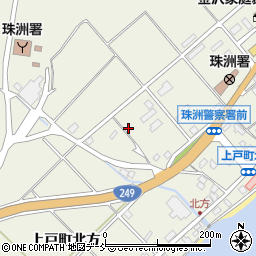 石川県珠洲市上戸町（北方ハ）周辺の地図