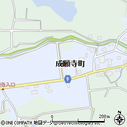 新潟県長岡市成願寺町866周辺の地図