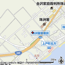 石川県珠洲市上戸町北方ろ80周辺の地図